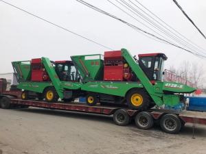 山西洪洞县订购(gou)3台穗茎兼(jian)收玉米收获机(ji)