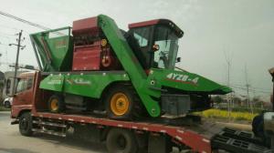 山西又走两台穗茎兼收玉米收获机