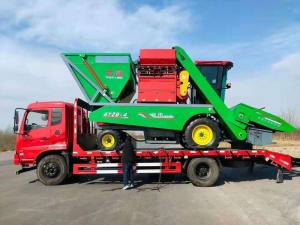 南阳客户订购的穗茎兼收玉米收获(huo)机已发(fa)货